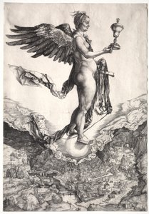 Némésis, c. 1501-1502 - Albrecht Dürer