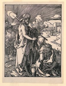 Noli me Tangere (Christ apparaissant à Marie-Madeleine), de la série La Petite Passion - Albrecht Dürer