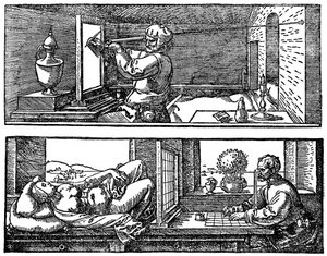 Machine à perspective, 1525, 1936