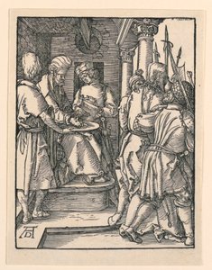 Pilate se lavant les mains, de la série La Petite Passion