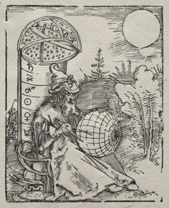 Ptolémée avec le globe céleste - Albrecht Dürer