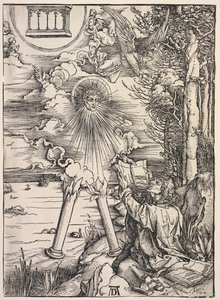 Révélation de Saint Jean : Saint Jean dévorant les livres - Albrecht Dürer