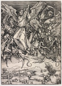 Révélation de Saint Jean : Saint Michel combattant le dragon