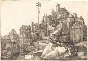 Saint Antoine lisant - Albrecht Dürer