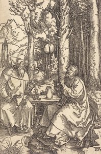 Saint Antoine et Saint Paul dans le désert