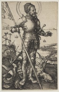 Saint Georges debout