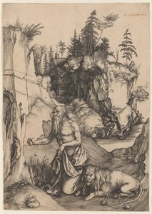 Saint Jérôme pénitent dans le désert