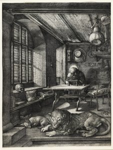 Saint Jérôme dans son étude, 1514 - Albrecht Dürer