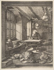 Saint Jérôme dans son étude, 1514 - Albrecht Dürer