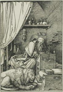 Saint Jérôme dans sa Cellule - Albrecht Dürer