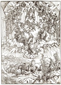 Saint Jean devant Dieu et les anciens - Albrecht Dürer