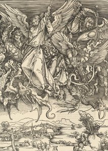 Saint Michel combattant le dragon, 1498