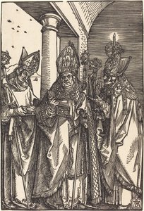 Saints Nicolas, Ulrich et Érasme - Albrecht Dürer