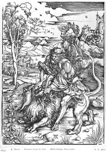 Samson tuant le lion, c.1496-98