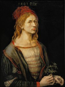 Autoportrait avec chardon - Albrecht Dürer