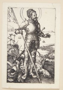 Saint Georges à pied