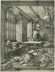 Saint Jérôme dans son étude