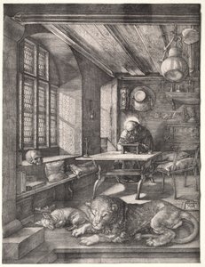 Saint Jérôme dans son étude, 1514 - Albrecht Dürer