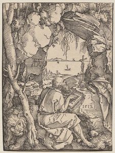 Saint Jérôme dans une grotte
