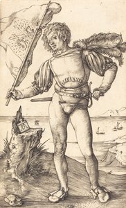 Porte-étendard, c. 1502-1503 - Albrecht Dürer