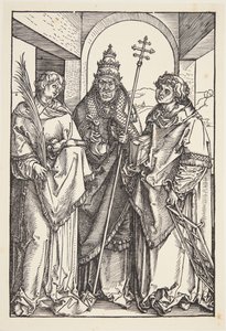 Saints Laurent, Sixte et Étienne - Albrecht Dürer