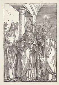 Saints Nicolas, Ulrich et Érasme - Albrecht Dürer