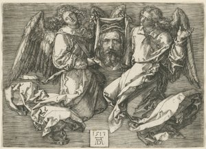 Le Suaire présenté par deux anges - Albrecht Dürer