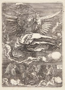 Le suaire étendu par un ange - Albrecht Dürer