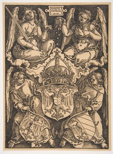 Les Armes du Saint-Empire romain germanique et de la ville de Nuremberg - Albrecht Dürer