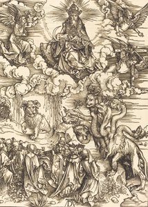 La Bête à deux cornes comme un agneau - Albrecht Dürer