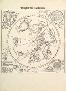 Le globe céleste - Hémisphère sud, 1515