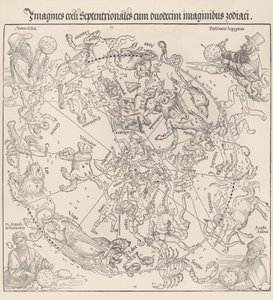 La carte céleste - Hémisphère nord, 1515 - Albrecht Dürer