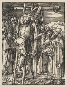 La Descente de Croix, de La Petite Passion, vers 1509 - Albrecht Dürer