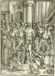 La Flagellation, de La Grande Passion - Albrecht Dürer