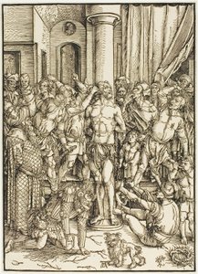 La Flagellation, de La Grande Passion - Albrecht Dürer