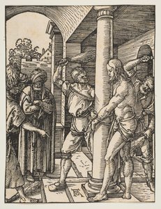 La flagellation (La Petite Passion) - Albrecht Dürer