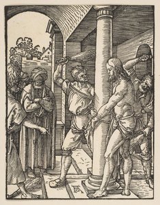 La Flagellation, de La Petite Passion - Albrecht Dürer