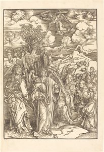 Les Quatre Anges tenant les vents - Albrecht Dürer