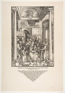 La Glorification de la Vierge, de La Vie de la Vierge, édition latine, 1511 - Albrecht Dürer