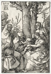 La Sainte Famille avec Joachim et Anne, 1511 - Albrecht Dürer
