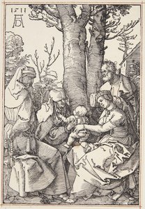 La Sainte Famille avec Joachim et Sainte Anne - Albrecht Dürer