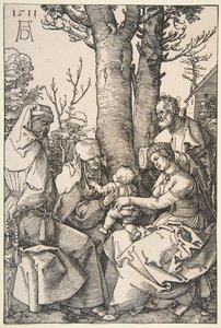 La Sainte Famille avec Saint Joachim et Sainte Anne - Albrecht Dürer
