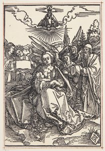 La Sainte Famille avec cinq anges - Albrecht Dürer