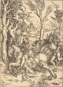Le Chevalier à Cheval et le Lansquenet