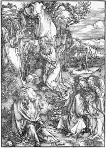 La grande passion : 2. le Christ au Mont des Oliviers - Albrecht Dürer