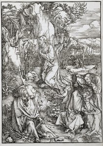 La grande passion : Le Christ au Mont des Oliviers - Albrecht Dürer