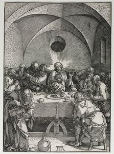 La Grande Passion : La Dernière Cène, 1510 - Albrecht Dürer