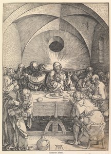 La Cène, de La Grande Passion - Albrecht Dürer