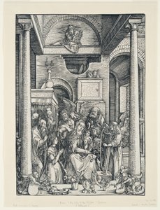La Vie de la Vierge : La glorification de la Vierge - Albrecht Dürer