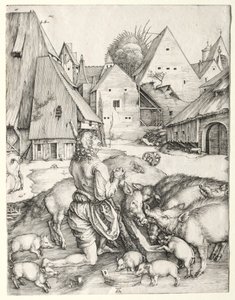 Le fils prodigue, vers 1496 - Albrecht Dürer